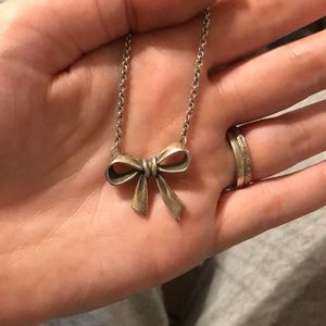 James Avery bow necklace